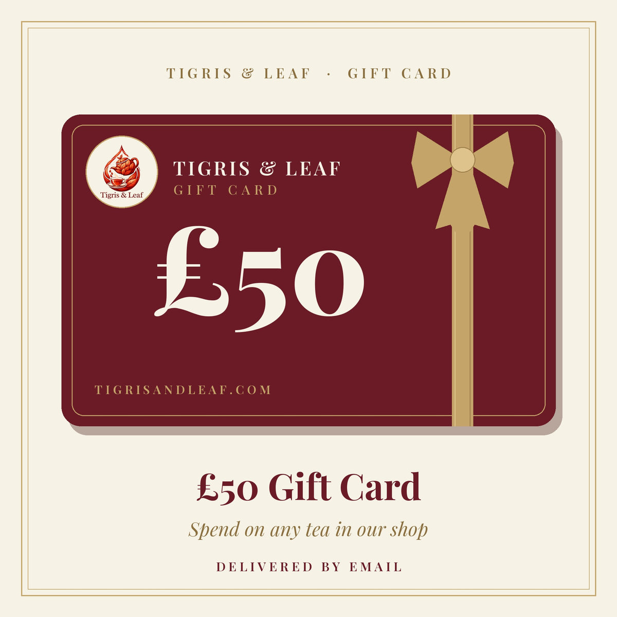 Tigris & Leaf £50 Gift Card