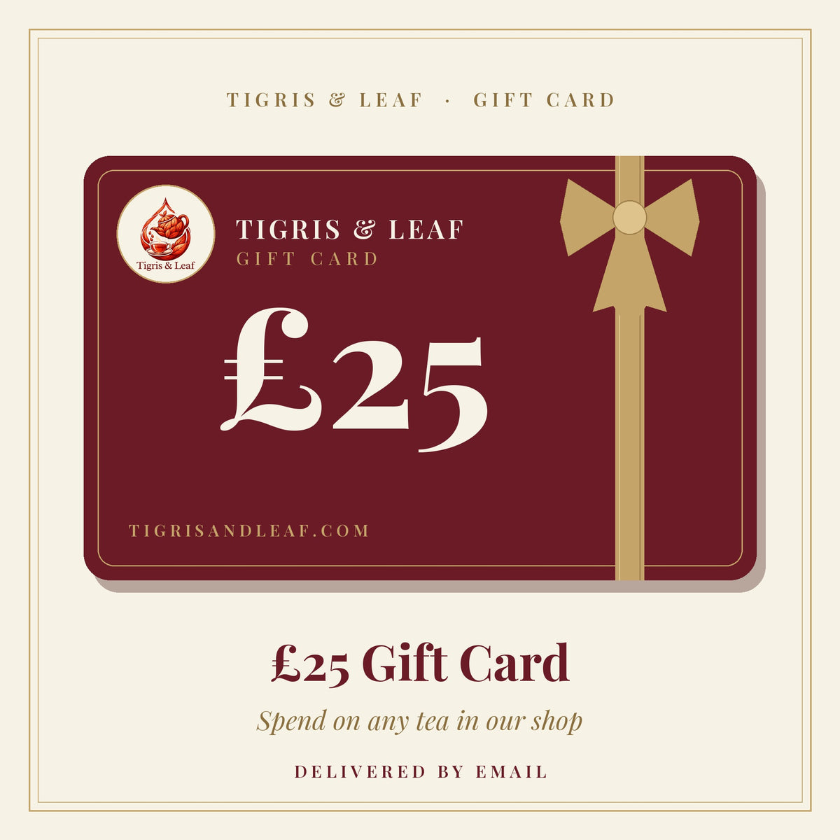 Tigris & Leaf £25 Gift Card