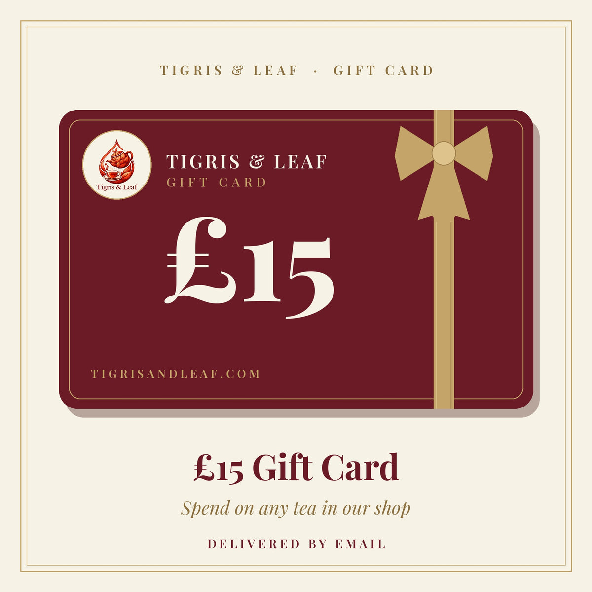 Tigris & Leaf £15 Gift Card